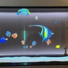 ال جی در حریفی با سامسونگ، تلویزیون OLED شفاف بیسیم خود را عرضه کرد! (با تصاویر)